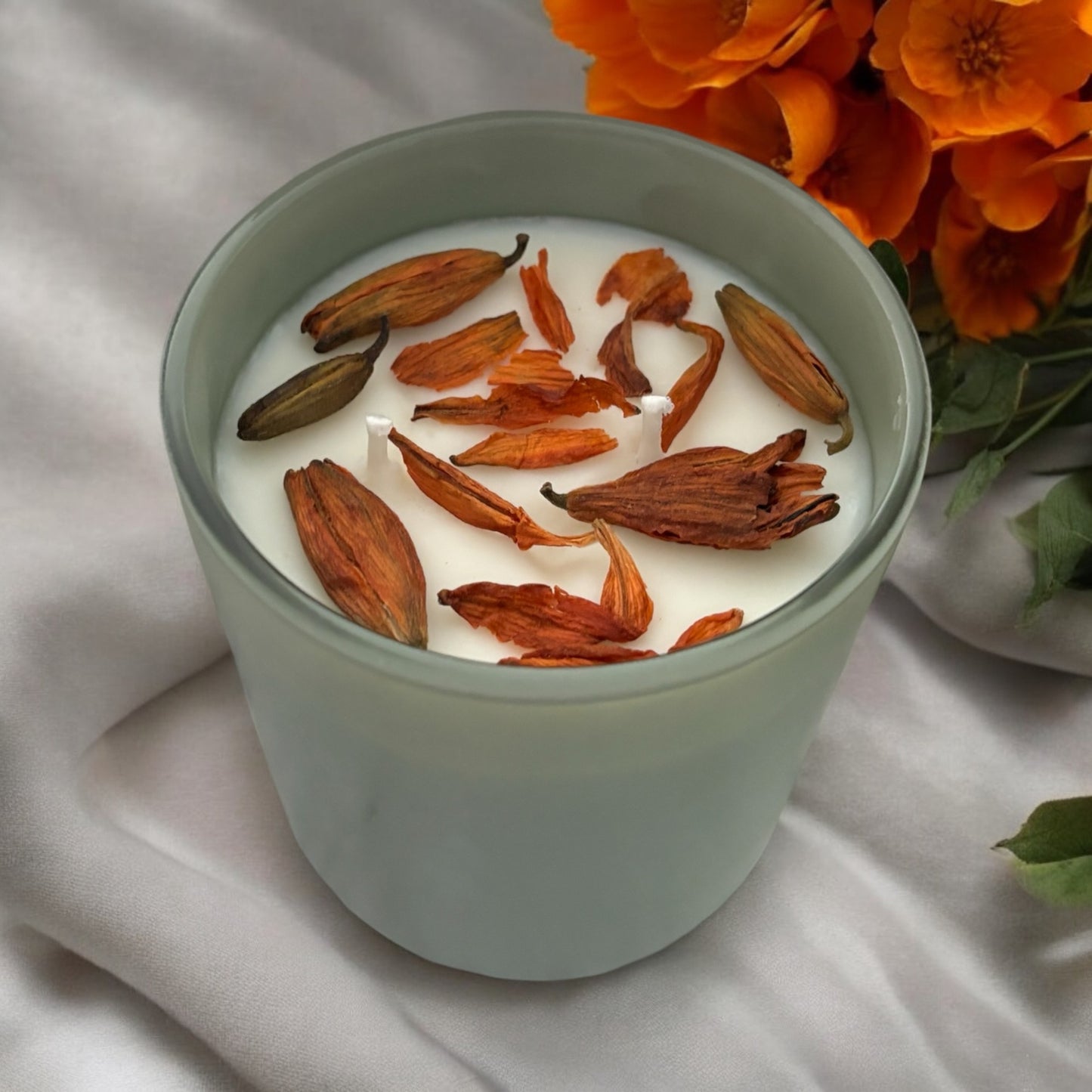 Magic Crystal Herbal Soy Candle - 12oz.