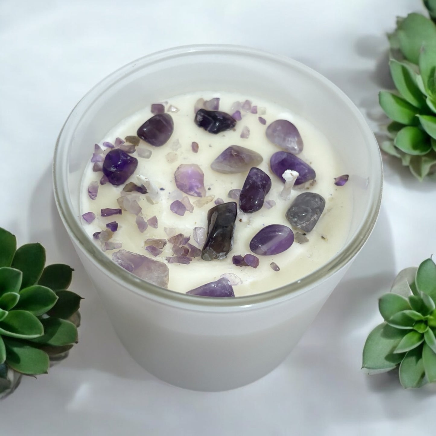 Honey + Shea Crystal Soy Candle - 12oz.