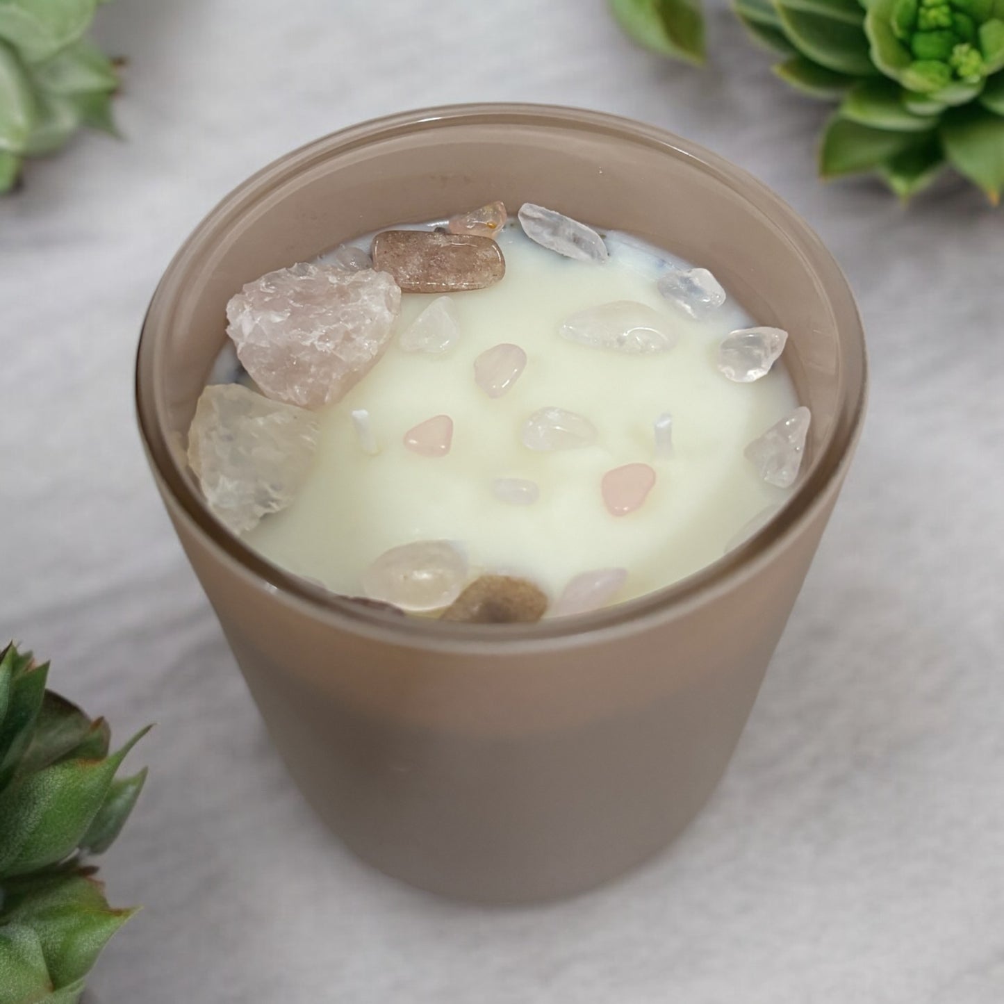 Honey + Shea Crystal Soy Candle - 12oz.