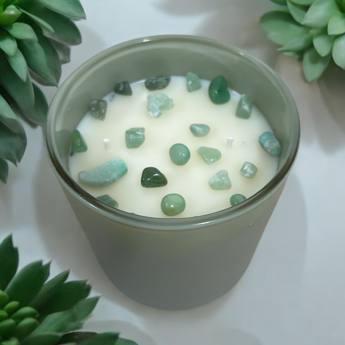 Honey + Shea Crystal Soy Candle - 12oz.