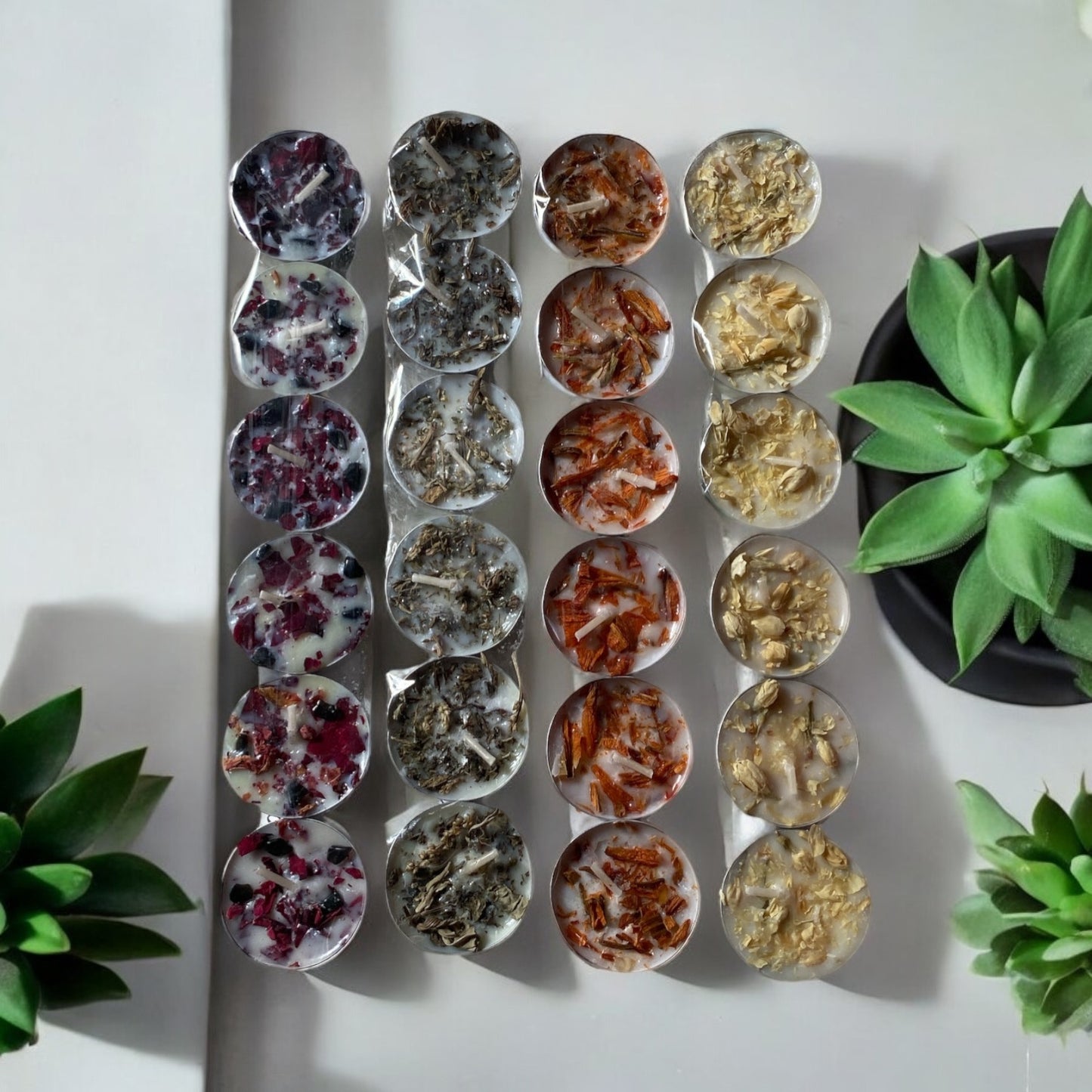 Herbal Tea Lights - 6ct.