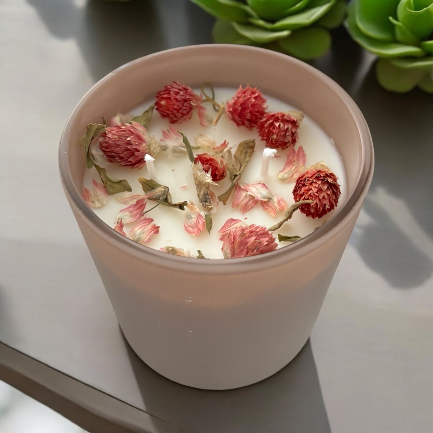 Fresh Linen Herbal Soy Candle - 12oz.