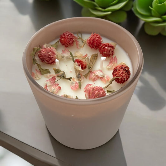 Fresh Linen Herbal Soy Candle - 12oz.