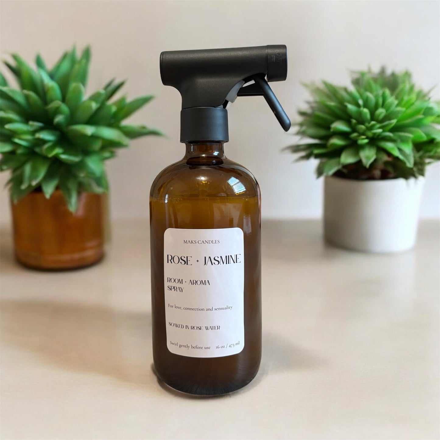 Rose + Jasmine Botanical Aroma Mist 16 oz.