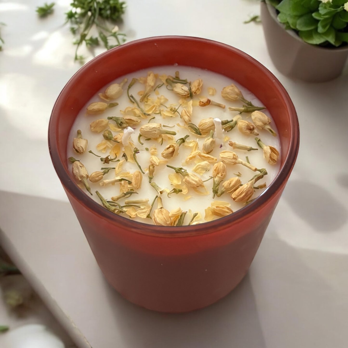 Magic Crystal Herbal Soy Candle - 12oz.